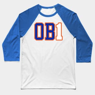 Obi Toppin - 'OB1' - New York Knicks (BLUE) Baseball T-Shirt